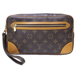 LOUIS VUITTON Marly Dragonne Monogram Clutch Bag Shoulder